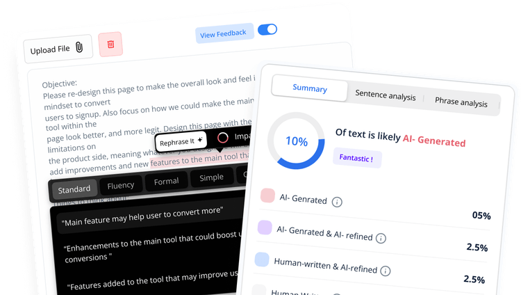 Humanizar os cartões de conteúdo